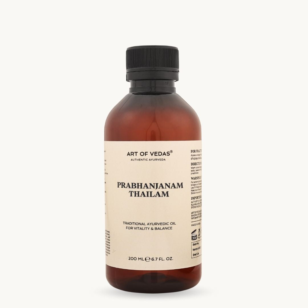 Art of Vedas Prabhanjanam Thailam 200ml - Ayurvedic Oil for Vitality and Balance