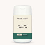 Art of Vedas Shallaki Capsules 60 Capsules 500mg - Ayurvedic Herbal Food Supplement for Joint Health and Mobility