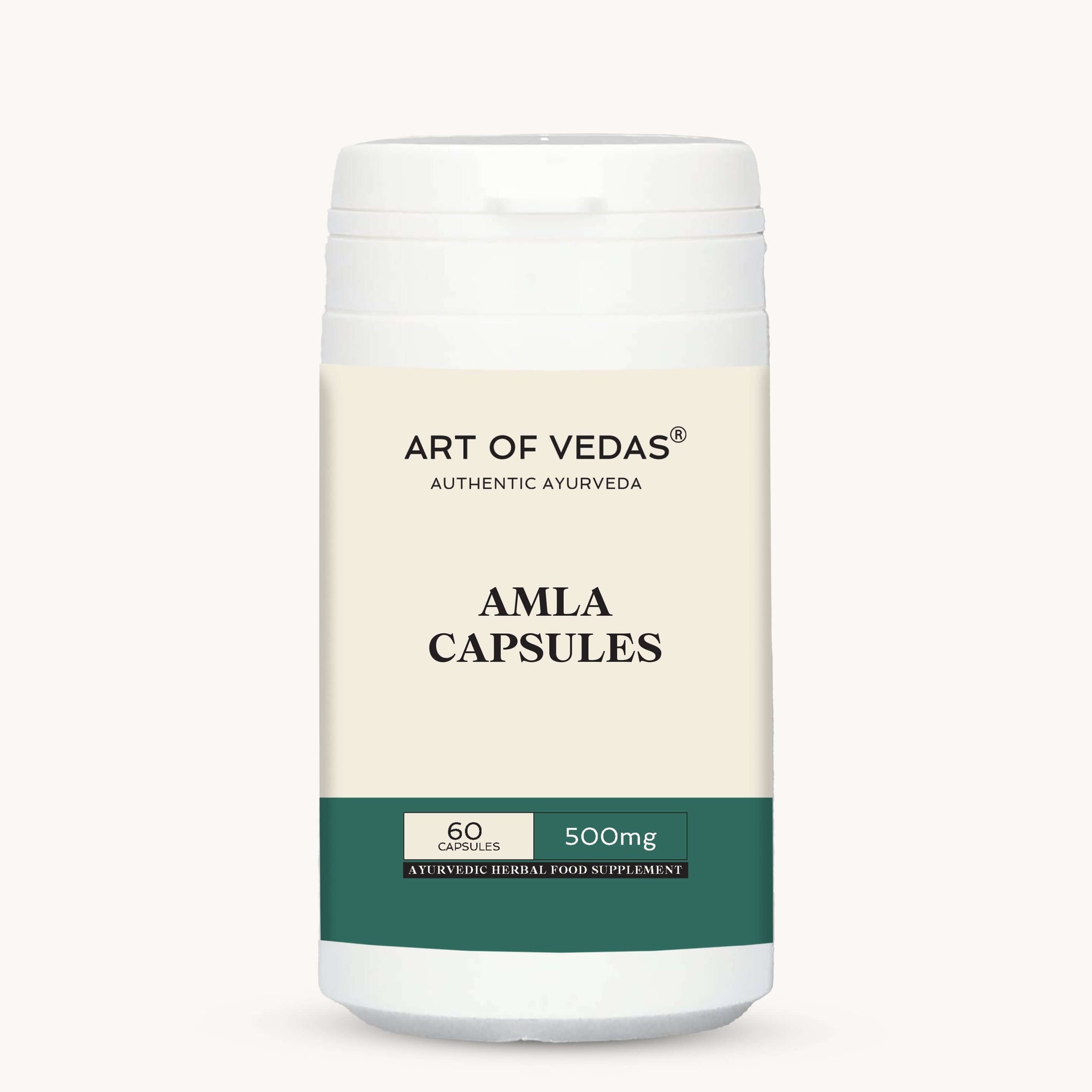 Art of Vedas Amla Capsules 60 Capsules 500mg - Ayurvedic Herbal Food Supplement Rich in Vitamin C for Immunity and Hair Health