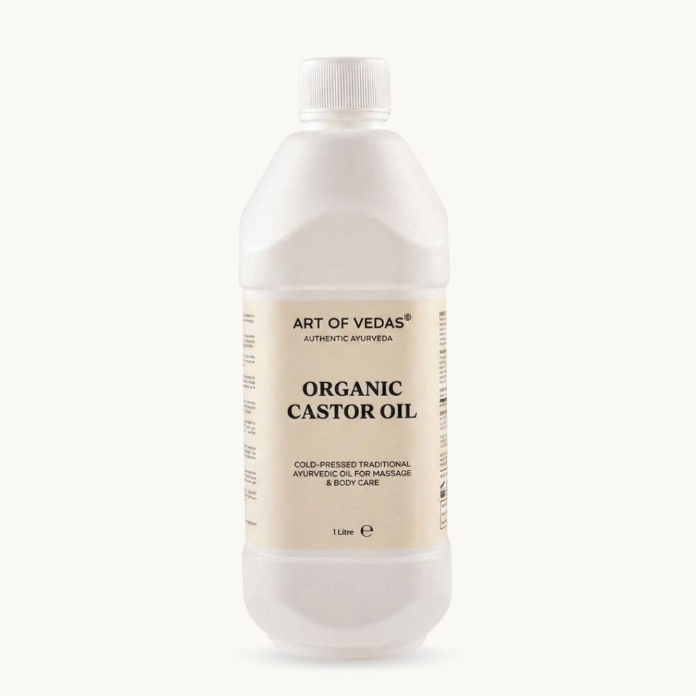 Art of Vedas, Organsko ricinusovo olje, 1 liter, klasicni ajurvedski pripravek